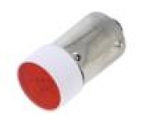 Žárovka LED 46 -25÷55°C 240VAC červená 240VDC