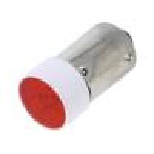 Žárovka LED 46 -25÷55°C 240VAC červená 240VDC