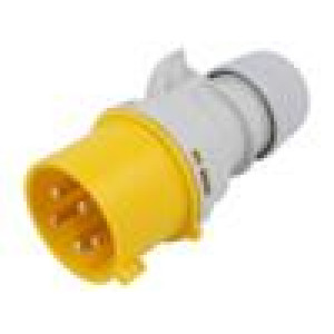 Konektor: napájecí AC zástrčka vidlice 32A 110VAC IEC 60309