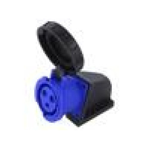 Konektor: napájecí AC zásuvka zásuvka 32A 250VAC IEC 60309