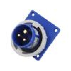 Konektor: napájecí AC zásuvka vidlice 16A 230VAC IEC 60309