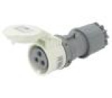 Konektor: napájecí AC zástrčka zásuvka 16A IEC 60309 IP44