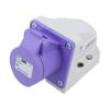 Konektor: napájecí AC zásuvka zásuvka 16A 24VAC IEC 60309