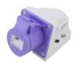 Konektor: napájecí AC zásuvka zásuvka 16A 24VAC IEC 60309