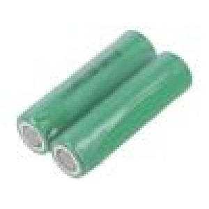 Akum: Li-Ion 18650,MR18650 3,6V 2500mAh Ø18,55x65,1mm 30A