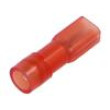 Faston: plochý 2,8mm 0,8mm zásuvka 0,5÷1mm2 krimpovací