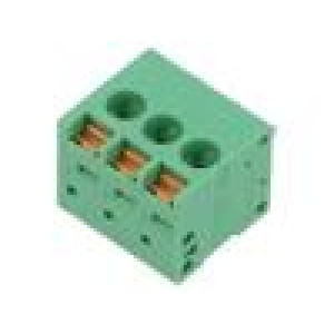 Svorkovnice do plošného spoje 5mm póly: 3 na PCB 0,75÷2,5mm2