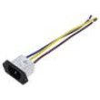 Konektor: napájecí AC zásuvka vidlice 10A 250VAC IEC 60320