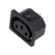Konektor: napájecí AC zásuvka zásuvka 10A 250VAC IEC 60320