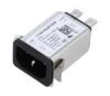 Konektor: napájecí AC zásuvka vidlice 15A 250VAC IEC 60320