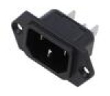 Konektor: napájecí AC zásuvka vidlice 10A 250VAC IEC 60320