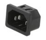 Konektor: napájecí AC zásuvka vidlice 10A 250VAC IEC 60320