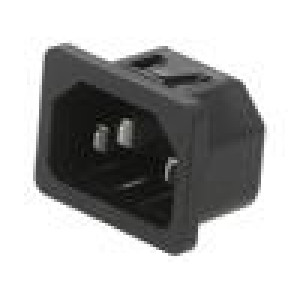 Konektor: napájecí AC zásuvka vidlice 10A 250VAC IEC 60320