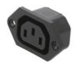 Konektor: napájecí AC zásuvka zásuvka 10A 250VAC IEC 60320