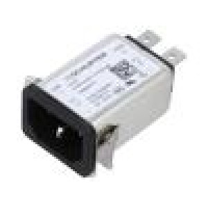 Konektor: napájecí AC zásuvka vidlice 1A 250VAC IEC 60320