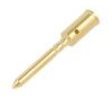 Kontakt vidlice zlacený 0,75÷1,5mm2 krimpovací na kabel