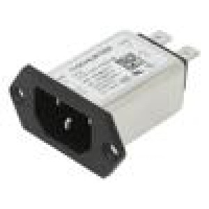 Konektor: napájecí AC zásuvka vidlice 15A 250VAC IEC 60320