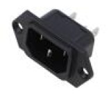 Konektor: napájecí AC zásuvka vidlice 10A 250VAC IEC 60320