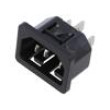 Konektor: napájecí AC zásuvka vidlice 10A 250VAC IEC 60320