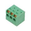 Svorkovnice do plošného spoje 5mm póly: 3 na PCB 0,75÷2,5mm2