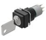 Přepínač: otočný s klíčem 16mm Stab.pol: 2 NO x2 pol: 2 51
