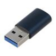 Adaptér USB 3.1 USB A vidlice,USB C zásuvka modrá