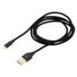 Kabel High Speed,USB 2.0 1,2m černá textilní
