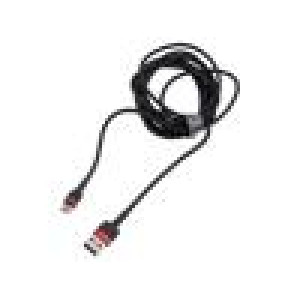 Kabel High Speed,USB 2.0 USB A vidlice,USB C vidlice 3m 2A