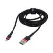 Kabel High Speed,USB 2.0 0,5m černá textilní 2,4A