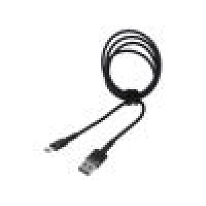 Kabel High Speed,USB 2.0 USB A vidlice,USB C vidlice 1m 3A