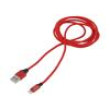 Kabel High Speed,USB 2.0 1,8m červená textilní