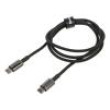 Kabel High Speed,USB 2.0 USB C vidlice,z obou stran 1m černá