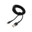 Kabel High Speed,USB 2.0 2m černá textilní 1,5A