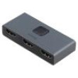Rozbočovač HDMI 1.4 Podpora: 4K šedá Vst: HDMI zásuvka