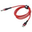 Kabel High Speed,USB 2.0 USB A vidlice,USB C vidlice 1m 3A