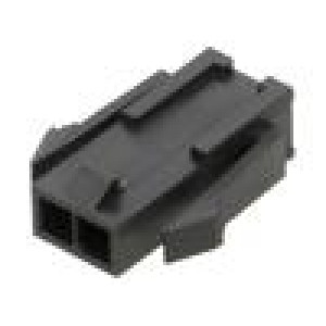Konektor: vodič-vodič Micro-Fit 3.0 PIN: 2 zástrčka vidlice