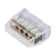 Rychlosvorka pružinová svorka 0,75÷4mm2 600V 24A na kabel