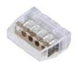 Rychlosvorka pružinová svorka 0,75÷4mm2 600V 24A na kabel