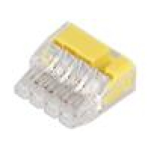 Rychlosvorka pružinová svorka 0,75÷4mm2 600V 32A na kabel