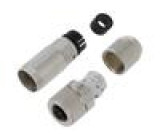 M12 plugs and sockets AB-C4-M12FSD-SH