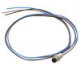 Connector: M8 male PIN: 3 straight for cable plug 4A 60V