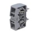 Rail mounted connector WS2.5T-DIN15-01P11