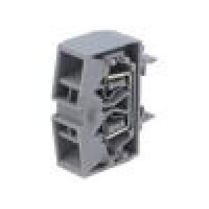 Rail mounted connector WS2.5T-DIN15-01P11