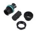 TH385 Mini Plug connector panel-mounted 5p Screw M20 IP68