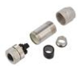 M12 plugs and sockets AB-C5-M12FSB-PG11-SH-AU