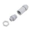 AC connector 3773 IP66/IP68 TERMINAL BLOCK 3P Grey