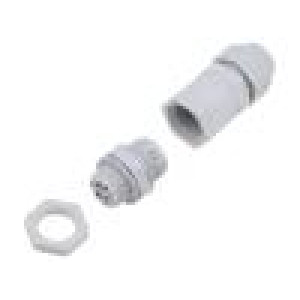 AC connector 3773 IP66/IP68 TERMINAL BLOCK 3P Grey