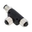 M12 adapter FT-M12B-05F-M12B-05M-K5-0200