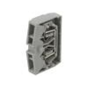 Rail mounted connector WS2.5-END-CO-01P11