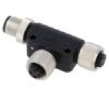 M12 adapter FT-M12D-04F-M12D-04M-K4-0200